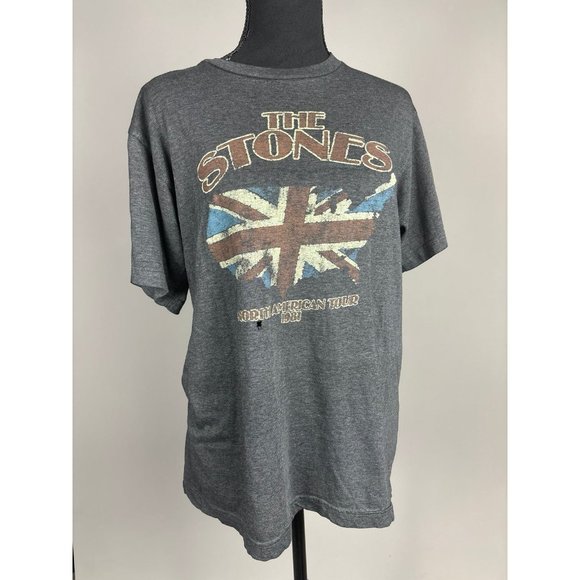 The Rolling Stones North American Tour 1981 Short Sleeve Shirt. Mens Medium - Picture 1 of 4